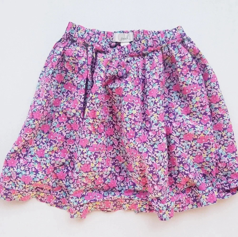 Peek Girls floral skirt